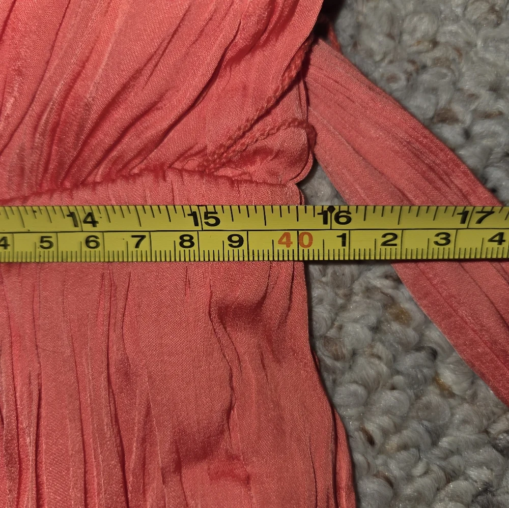 NWT Banana Republic Vibrant Coral Jumpsuit. Size L - Picture 5 of 6